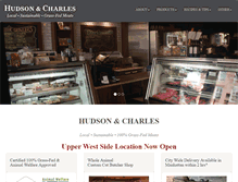 Tablet Screenshot of hudsonandcharles.com